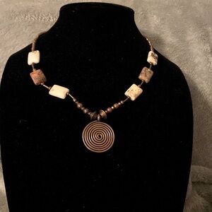 Copper & Agate Artisan Necklace